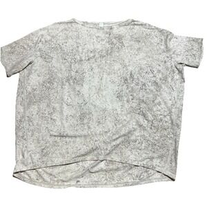 Lululemon Love Crew T-Shirt Size 10 Cirrus Wash White Opal‎ Raw Linen Rover